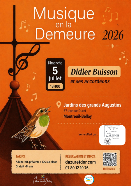 Musique en la demeure - Didier BUISSON et ses accord&eacute;ons